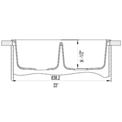 Blanco Merkur Silgranit Double Bowl Dual Mount Sink in Metallic Gray Blanco