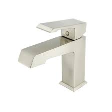 Prior Creek Rosemont Single Handle Faucet in Brushed Nickel Bath Faucet Jiangmen Luxury Houseware Company Limited