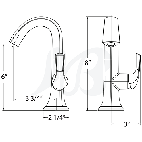 Huntington Brass Joy Tall Single Handle Faucet Huntington Brass