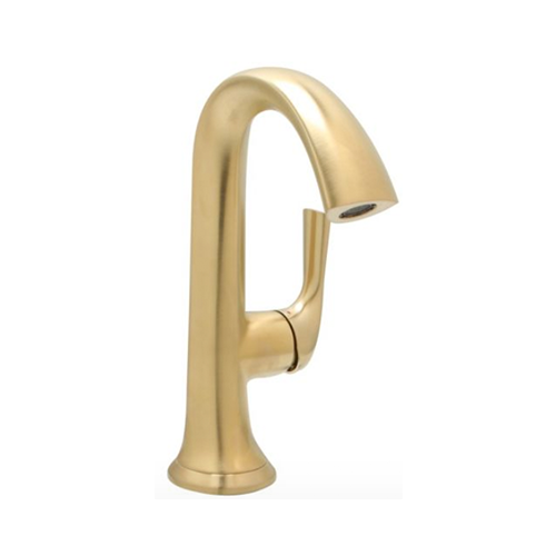 Huntington Brass Joy Tall Single Handle Faucet Huntington Brass Satin Brass