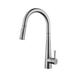 Prior Creek Oak Park Single Handle Pull-down Kitchen Faucet in Satin Nickel Kitchen Faucet Jiangmen Luxury Houseware Company Limited