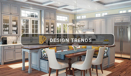 Our 5 Favorite Design Trends 2019|Navy and Gold Kitchen||||brass bathroom faucet||Our 5 Favorite Design Trends for 2019|Top 5 Design Trends For 2019||Our 5 Favorite Design Trends in 2019|||