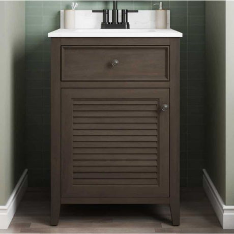 Newry 24" Vanity Walnut Brown 24" Vanity Seaboard International Forest Products, LLC