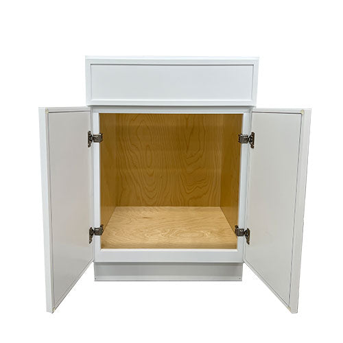 Prior Creek 24" Edgeline Shaker Vanity in White
