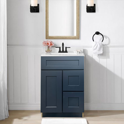 Prior Creek Jackson 24" Shaker Vanity 24" Vanity JP Mathis LLC Naval Blue