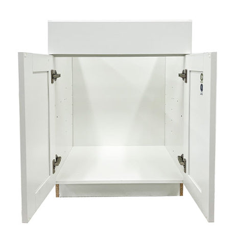 Prior Creek 24" Shaker Vanity in Glacier White 24" Vanity Sauder Woodworking CO.
