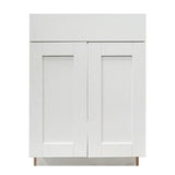 Prior Creek 24" Shaker Vanity in Glacier White