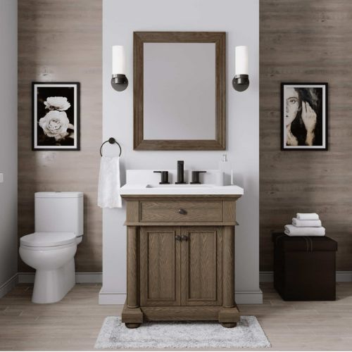McGinnis 30" Vanity in Light Oak