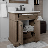 McGinnis 30" Vanity in Light Oak