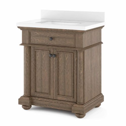 McGinnis 30" Vanity in Light Oak