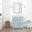 Prior Creek Kinzie 30" Shaker Vanity 30" Vanity KitchenCrest Cabinets Iceberg Grey