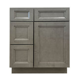 Prior Creek 30" Shaker Left Drawer Vanity in Mist
