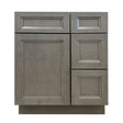 Prior Creek 30" Shaker Right Drawer Vanity in Mist Prior Creek