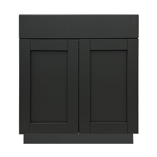 Prior Creek 30" Shaker Vanity in Slate Grey