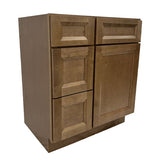 Prior Creek 30" Shaker Left Drawer Vanity in Toffee