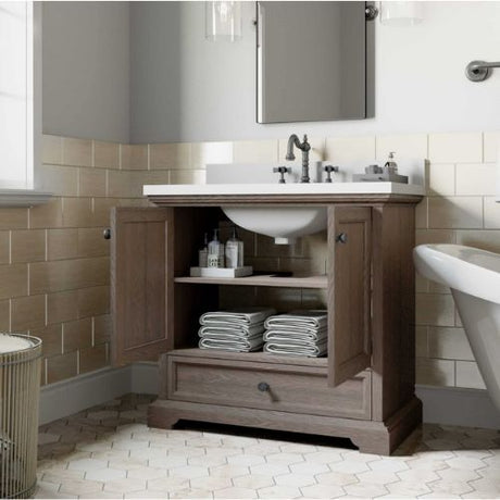 Amherst 36" Vanity Dark Oak 36" Vanity Seaboard International Forest Products, LLC