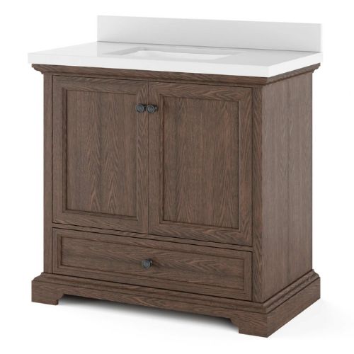 Amherst 36" Vanity in Dark Oak