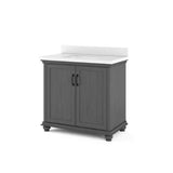 Ellamar 36″ Vanity in Antique Grey