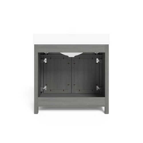 Erinton 36″ Vanity in Antique Grey 36" Vanity Seaboard International Forest Products, LLC