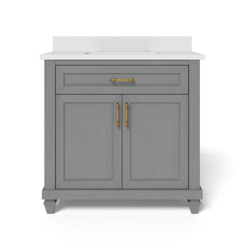 Grovehurst 36" Vanity in Antique Grey