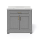Grovehurst 36" Vanity in Antique Grey