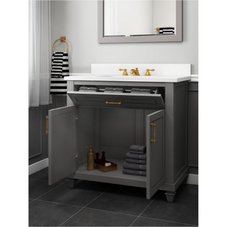 Grovehurst 36" Vanity in Antique Grey Home Decorators Collection
