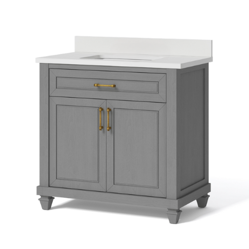 Grovehurst 36" Vanity in Antique Grey