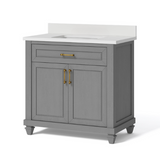 Grovehurst 36" Vanity in Antique Grey
