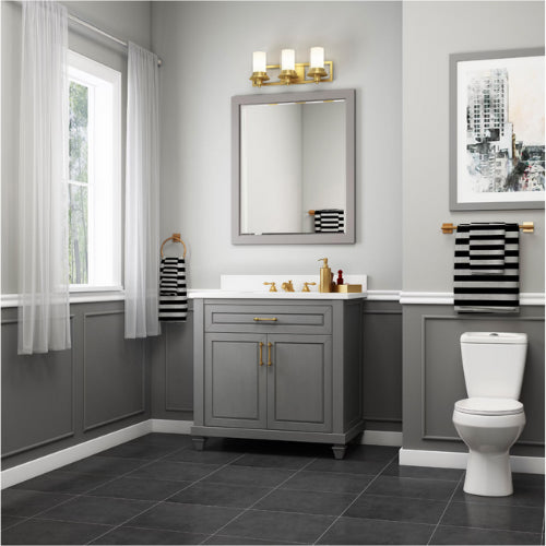Grovehurst 36" Vanity in Antique Grey