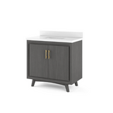 Preston 36" Vanity Grey 36" Vanity Seaboard International Forest Products, LLC