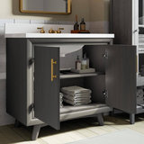 Preston 36" Vanity Grey 36" Vanity Seaboard International Forest Products, LLC
