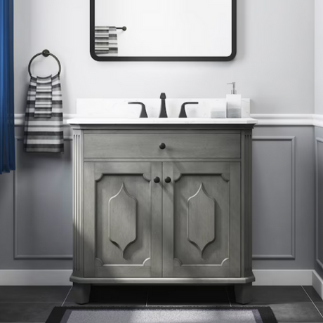 Whitney 36" Vanity Antique Grey 36" Vanity Seaboard International Forest Products, LLC