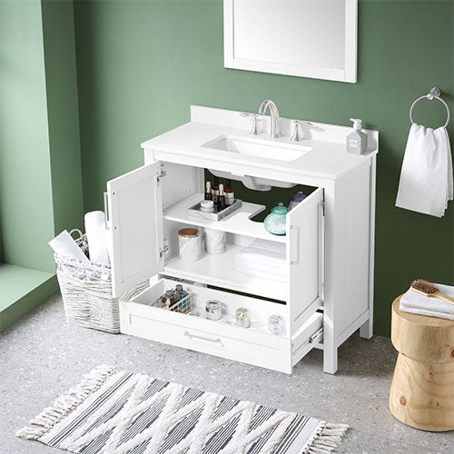 Kansas 36" Vanity in White OVE