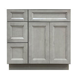 Prior Creek 36" Shaker Left Drawer Vanity in Mist