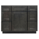 Prior Creek 42" Shaker Vanity in Cinder Prior Creek