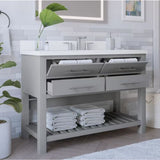 Merle 48" Vanity in Light Grey
