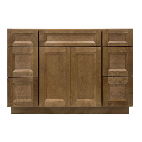 Prior Creek 48" Shaker Vanity in Toffee