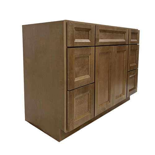 Prior Creek 48" Shaker Vanity in Toffee