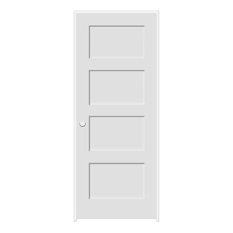 4 Panel Shaker Single Pre-Hung Door Interior Doors PT Timber Ltd