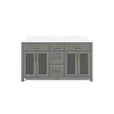Erinton 60″ Vanity in Antique Grey 60" Vanity Seaboard International Forest Products, LLC