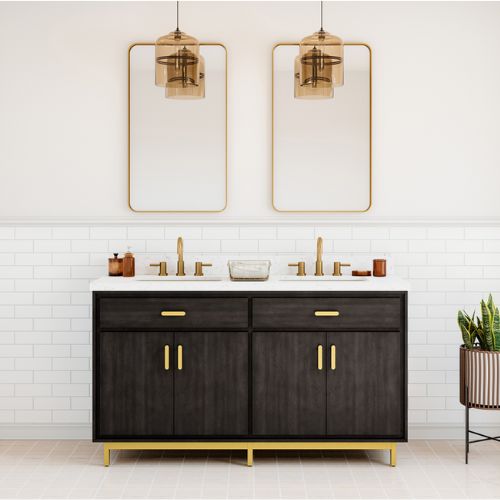 Fletcher 60" Vanity in Charcoal