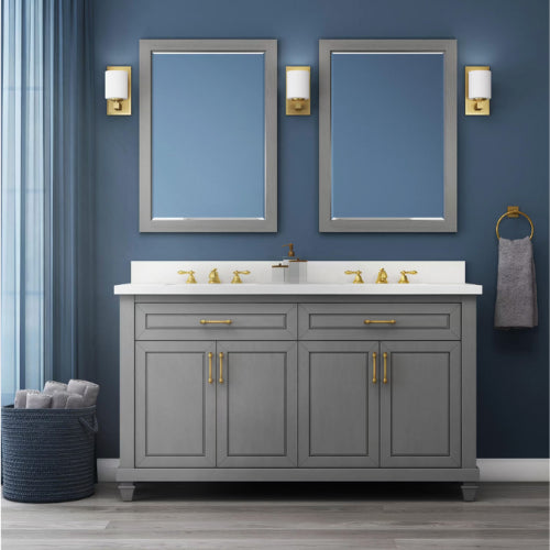 Grovehurst 60″ Vanity in Antique Grey
