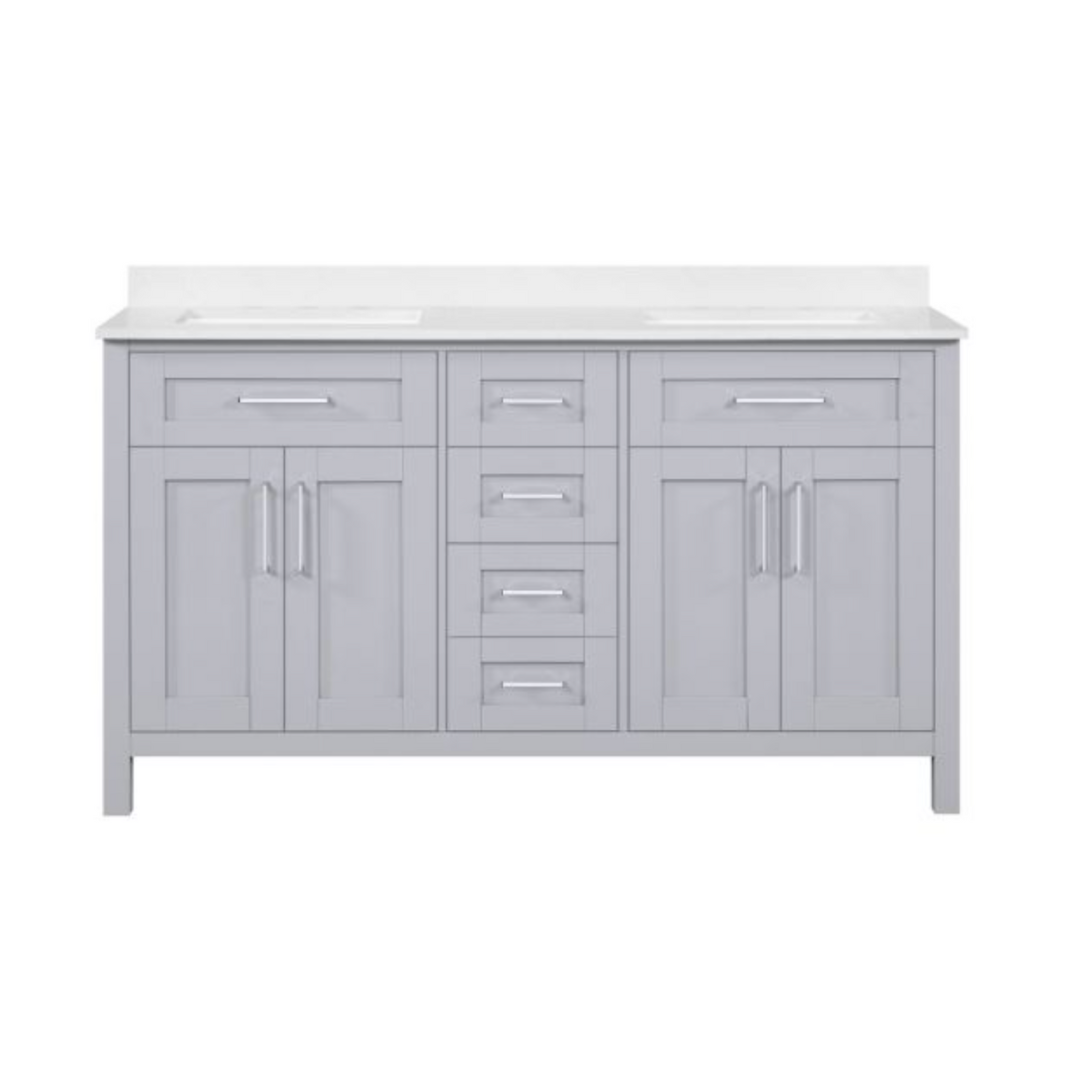 Tahoe 60" Vanity in Dove Grey