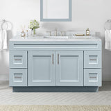 Prior Creek Kinzie 60" Shaker Vanity 60" Vanity KitchenCrest Cabinets Iceberg Grey
