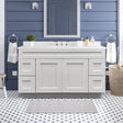 Prior Creek Kinzie 60" Shaker Vanity 60" Vanity KitchenCrest Cabinets White