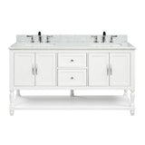 61″ Harding White Vanity Builder Supply Outlet