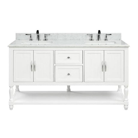 61″ Harding White Vanity 60" Vanity Bestview International