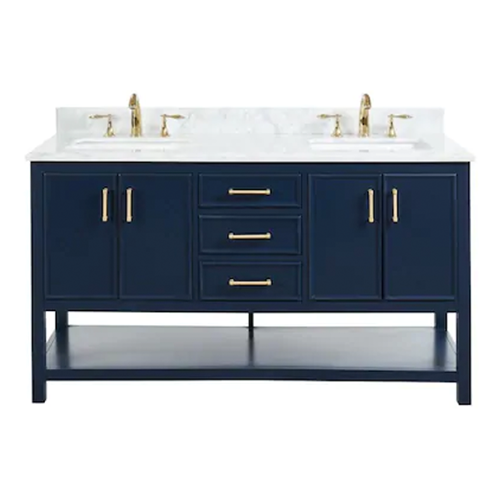 Bestview Manhattan 61″ Vanity in Navy Blue