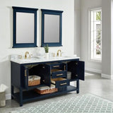 Bestview Manhattan 61″ Vanity in Navy Blue