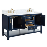 Bestview Manhattan 61″ Vanity in Navy Blue